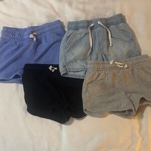 Kids Casual Shorts Set - Blue, Black, Gray